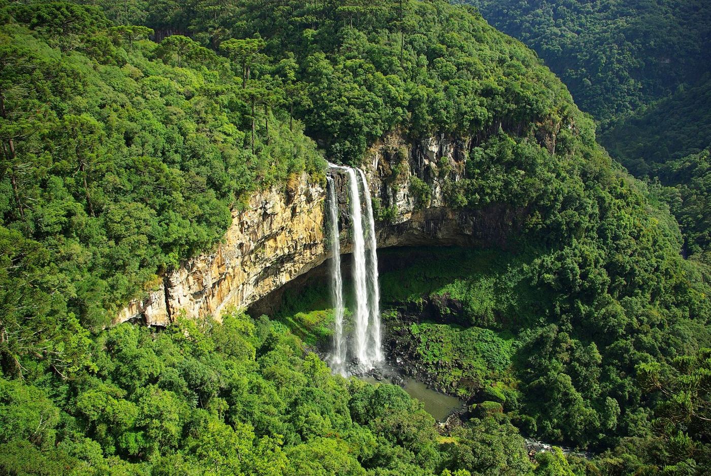 A Cascata do Caracol, em Canela, a poucos minutos de Gramado