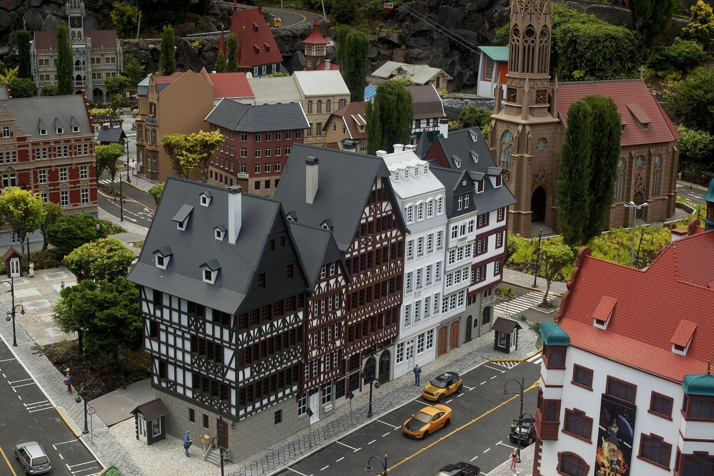 O Mini Mundo, com construções em miniatura