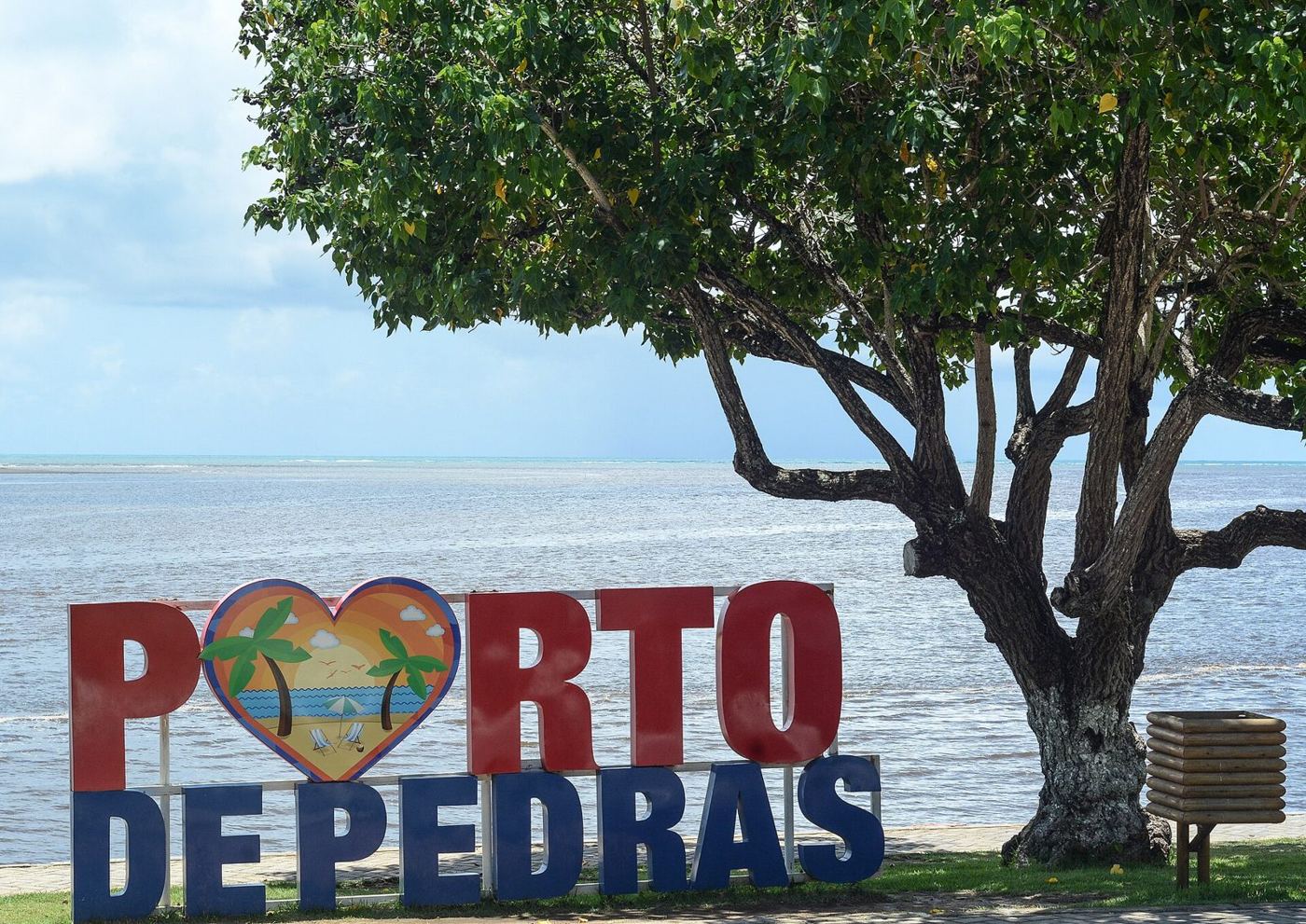 Porto de Pedras, na Rota Ecológica dos Milagres, onde fica o passeio do peixe-boi